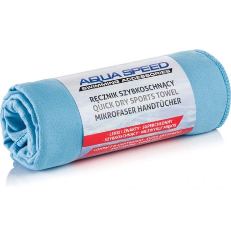 Asciugamano Aqua-speed Dry Flat 200g 50x100 azzurro 02/155