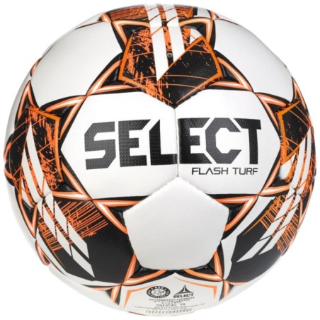 Pallone Football Select Flash Turf FIFA Basic V23 FLASH TURF BIANCO-NERO