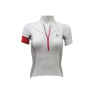 T-shirt Odlo Stand-Up Collar S / S 1/2 Zip Gavia W 410891-10000