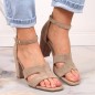 eVento W 4616 EVE344C suede sandals