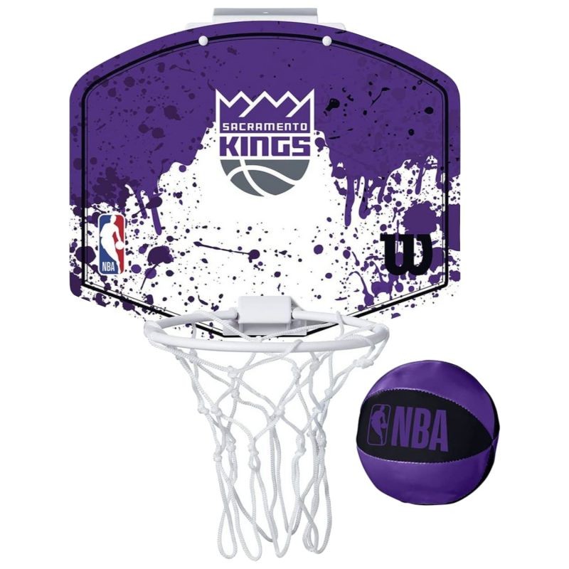 Tabellone da basket Wilson NBA Team Sacramento Kings Mini Hoop WTBA1302SAC