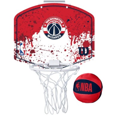 Tabellone da basket Wilson NBA Team Washington Wizards Mini Hoop WTBA1302WAS