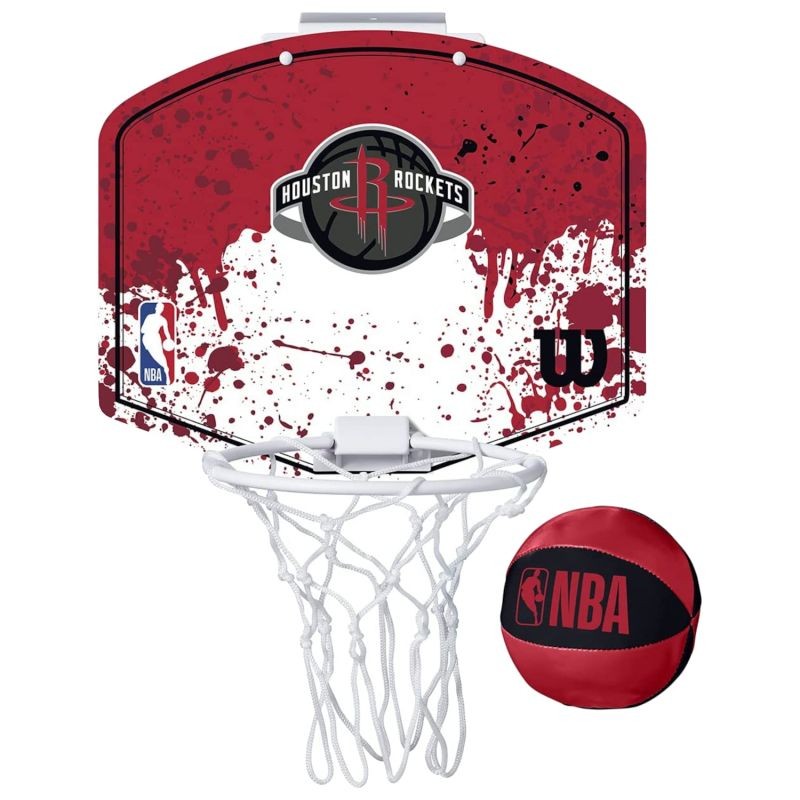 Tabellone da basket Wilson NBA Team Houston Rockets Mini Hoop WTBA1302HOU