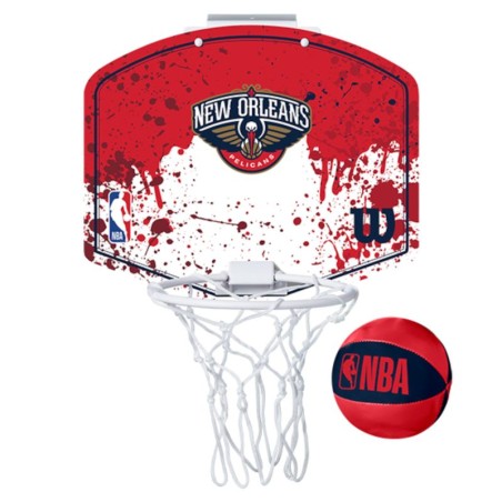 Tabellone da basket Wilson NBA Team New Orleans Pelicans Mini Hoop WTBA1302NOP