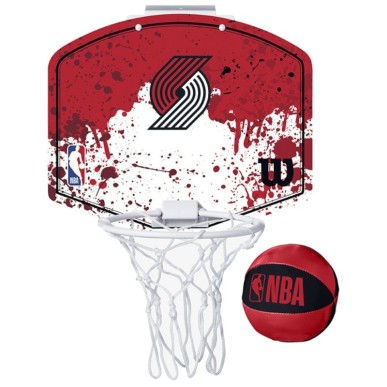 Tabellone da basket Wilson NBA Team Portland Trailblazers Mini Hoop WTBA1302POR