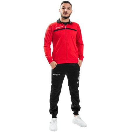 Tracksuit Givova Tuta Givova One M TT012 1210 red/black