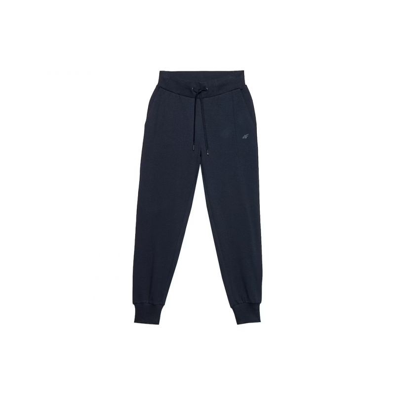 Trousers 4F W 4FSS23TTROF229 navy blue