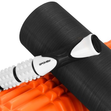 Orange fitness roller set Spokey MIXROLL 929930