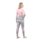 Thermoactive underwear Spokey Flora Set Lady Termo SM VT W 6114300000 gray and pink