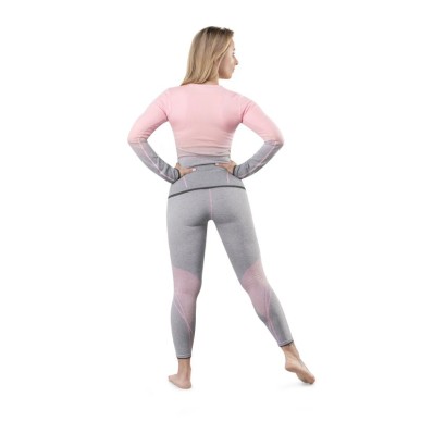 Intimo termoattivo Spokey Flora Set Lady Termo SM VT W 6114300000 grigio e rosa