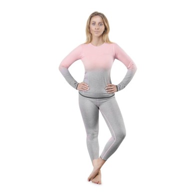 Thermoactive underwear Spokey Flora Set Lady Termo SM VT W 6114300000 gray and pink