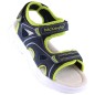 McKeylor Jr JAN229B Sandali con velcro, blu navy e verde