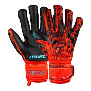 Goalkeeper gloves Reusch Attrakt Freegel Gold Evolution Cut Jr 5370135-3333