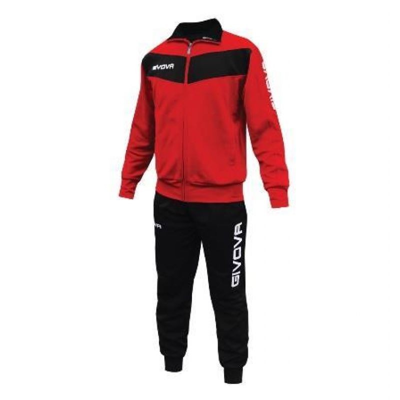 Tracksuit Givova Tuta Visa TR018 1210 red/black