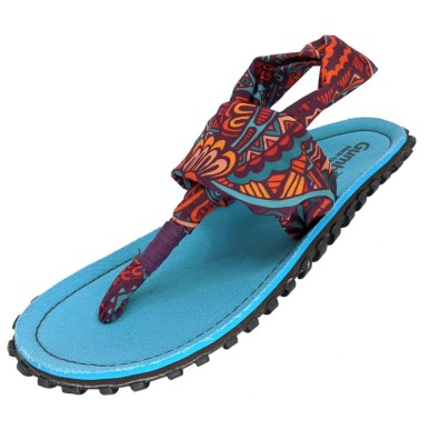 Gumbies Slingback Flip Flops W G-SB-WN-TRVN