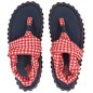 Gumbies Slingback Flip Flops W G-SB-WN-PICNIC