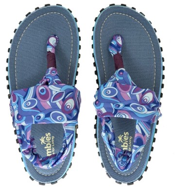 Gumbies Slingback Flip Flops W G-SB-WN-PEAC