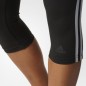 Pantaloni da allenamento Adidas Designed 2 Move 3-Stripes Tights 3/4 W BQ2045