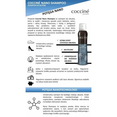 Coccine DA0277 schiuma detergente per pelle e tessuti