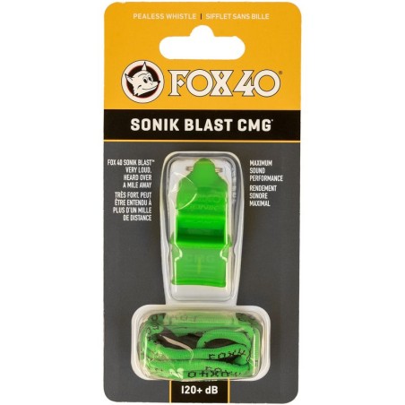 Fischietto Sonik Blast CMG + corda verde