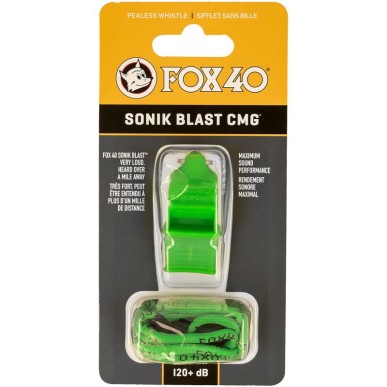 Fischietto Sonik Blast CMG + corda verde