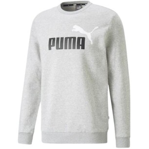 Felpa Puma ESS+ 2 Col Big Logo Crew FL M 586762 04