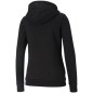 Felpa con cappuccio e zip intera Puma ESS Small Logo W 586811 01