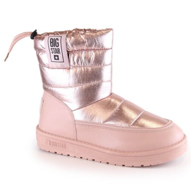 Metallic snow boots Big Star W INT1589C pink