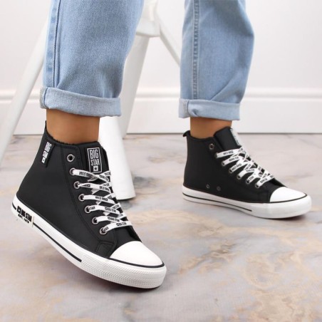 Sneakers Big Star W INT1898B isolate nere