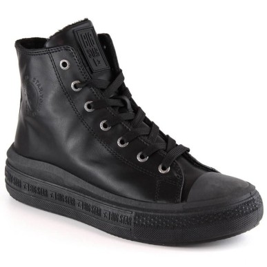 Sneakers con lacci isolate Big Star W INT1902B nere