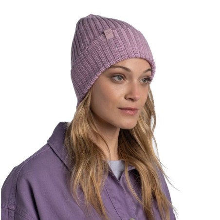 Buff Knitted Norval Hat Pansy 1242426011000