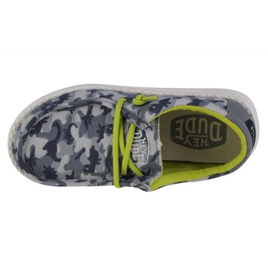 Shoes Hey Dude Wally Youth Camodino Jr 40043-425