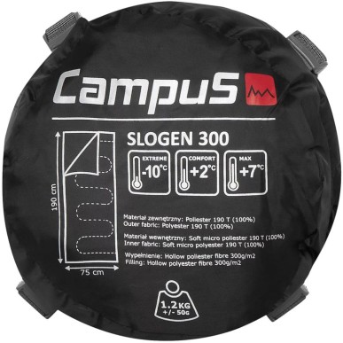 Campus Slogen 300 Right Sleeping Bag CUP701123404