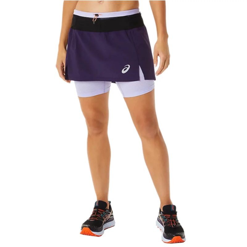 Pantaloncini Asics Fujitrail Skort Donna 2012B929-400