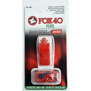 Fischietto FOX 40 Pearl + corda 9703-0108 rosso