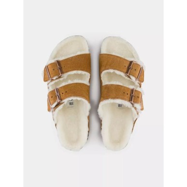 Birkenstock Arizona Shearling Mink W 1001135 flip-flops