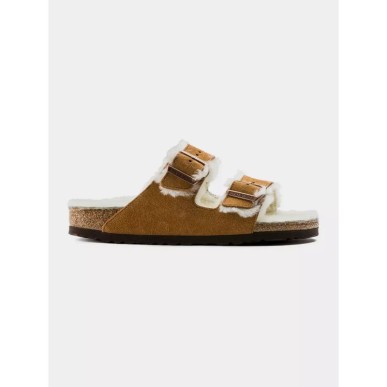 Birkenstock Arizona Shearling Mink W 1001135 flip-flops