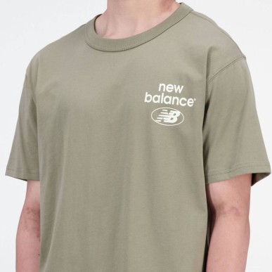 New Balance Essentials Reimagined Cott CGN M T-shirt MT31518CGN