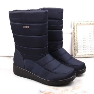 High-top snow boots News W EVE436B, navy blue