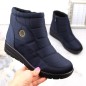 News W EVE437B wedge snow boots, navy blue