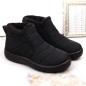 Waterproof slip-on snow boots News W EVE438A black