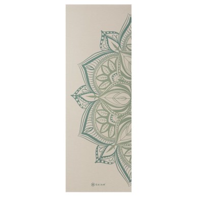 Gaiam Vintage Green Point Yoga Mat 5MM 64949