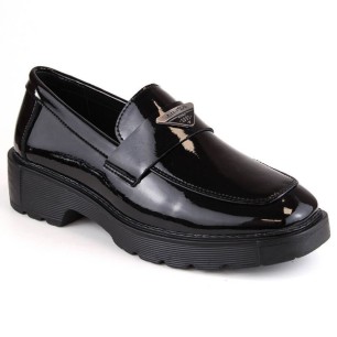 Filippo W PAW463 black patent leather slip-on shoes