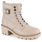 Comodi stivali in pelle isolati Remonte W RKR615, beige