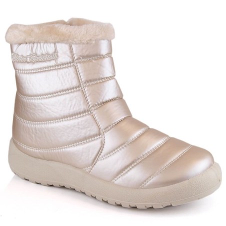 Waterproof patent snow boots News W EVE181E beige