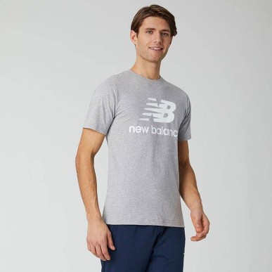 New Balance Essentials Stacked Logo T AG M MT01575AG T-shirt