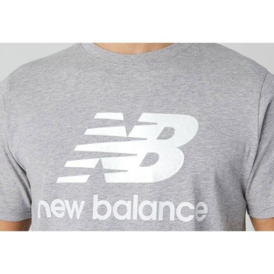 Maglietta New Balance Essentials Stacked Logo T AG M MT01575AG