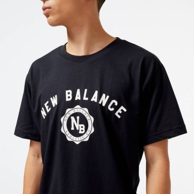 New Balance Sport Seasonal Graphic Cot BK M T-shirt MT31904BK