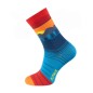 Alpinus Lavaredo socks blue and red FI11072