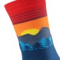 Alpinus Lavaredo socks blue and red FI11072